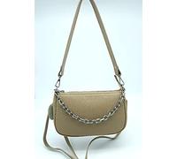 Puccio Pucci TRLBC100166, Borsa di Pelle Womens, Tortora, 26x16x8 cm