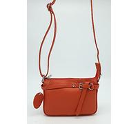 Puccio Pucci TRLBC100178, Borsa di Pelle Womens, Arancia, 21x14x4 cm