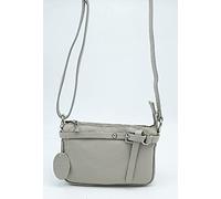 Puccio Pucci TRLBC100184, Borsa di Pelle Womens, Grigio Chiaro, 21x14x4 cm