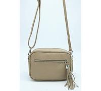 Puccio Pucci TRLBC100204, Borsa di Pelle Womens, Tortora, 21x15x7 cm