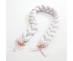 Puccio Riduttore Intrecciato Per Lettino Rosa