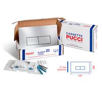 Pucciplast Rinnova Kit Di Trasformazione Per Placche Serie Eco CROMO LUCIDO 12 mm Cod. 80179562