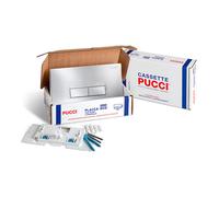 Pucciplast Rinnova Kit Di Trasformazione Per Placche Serie Eco CROMO SATINATO 12 mm Cod. 80179569