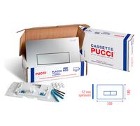Pucciplast Rinnova Kit Di Trasformazione Per Placche Serie Sara CROMO SATINATO 12 mm Cod. 80179669