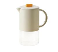 Puche in per caraffa con coperchio in acciaio inossidabile, maniglie, filtro, caldo e freddo di caraffa, d'acqua facile da pulire, in con coperchio e uscita, caraffa
