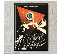 PUCHENGP Arancia Meccanica, Poster Del Film Classico, Dipinto Su Tela, Poster Da Parete, Immagini, Decorazioni Per La Casa 50 * 70Cm Senza Cornice