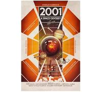 PUCHENGP Poster 2001 Odissea Nello Spazio - Poster Vintage Del Film Stampe Su Tela Quadri Decorazioni Per La Casa 50 * 70 Senza Cornice
