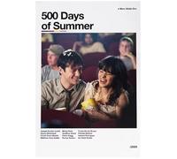 PUCHENGP Poster Del Film D'Epoca 500 Giorni Insieme Dipinto Su Tela Quadro Da Parete Decorazione Per La Casa 50 * 70 Senza Cornice