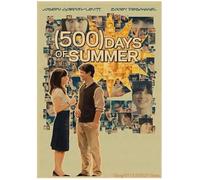 PUCHENGP Poster Del Film D'Epoca 500 Giorni Insieme Dipinto Su Tela Quadro Da Parete Decorazione Per La Casa 50 * 70 Senza Cornice