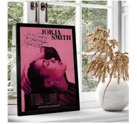 PUCHENGP Poster Jorja Smith Cantante Cantautrice Poster Musicale Foto Ritratto Immagini Stampa Su Tela Decorazione Murale 50 * 70 Senza Cornice