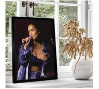PUCHENGP Poster Jorja Smith Cantante Cantautrice Poster Musicale Foto Ritratto Immagini Stampa Su Tela Decorazione Murale 50 * 70 Senza Cornice