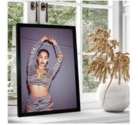 PUCHENGP Poster Jorja Smith Cantante Cantautrice Poster Musicale Foto Ritratto Immagini Stampa Su Tela Decorazione Murale 50 * 70 Senza Cornice