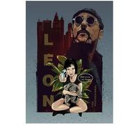 PUCHENGP Poster Leon The Professional Poster Di Film Classici Stampa Su Tela Immagini Artistiche Da Parete Decorazioni Per La Casa 50 * 70 Senza Cornice