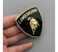 PUCIO Emblema del logo dell'auto per Lamborghini Sian FKP 37 2023 2022 2021 2020 2019, distintivo adesivo per auto con emblema in metallo con parti adesive impermeabili e durevoli,