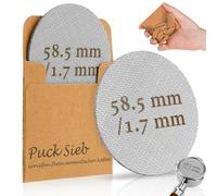 Puck Screen 58 mm, Puck Screen 58.5, Mellbree di 2 filtri da caffè sinterizzati per caffè espresso, portafiltro, accessori da 1,7 mm di spessore, 150 μm, in acciaio inox 316, riutilizzabile