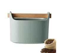 Puck Vault Dark Brew Detriti Tub | Alloggiamento staccabile per Java Thumping, filtro silenzioso per la pulizia degli arrosti, robusto recipiente vapore per cereali, nero, grande, 1300 ml