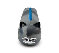 Puckator Adoramals - Astuccio in silicone con motivo "Romy il procione", per articoli scolastici, grande capacità, astuccio con cerniera, astuccio per cancelleria per ufficio