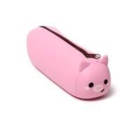 Puckator Astuccio Portapenne in Silicone - Maiale - Animali Dolci