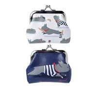 Puckator Bertrand The French Bulldog Tic Tac - Portafoglio sottile da donna da donna - portamonete da uomo - Porta carte con cerniera - Piccolo portafoglio per contanti, bianco, Portamonete