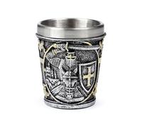 Puckator Bicchiere Decorativo da Shot - Cavaliere Medievale con Scudo
