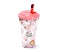 Puckator - Bicchierone Infrangibile con Cannuccia - Sips - Pusheen il Gatto