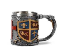 Puckator Boccale Decorativo - Scudo con Stemma - Oro e Argento