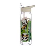 Puckator Borraccia con Cannuccia 550ml - Panda