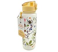 Puckator Borraccia Infrangibile con Apertura a Scatto 600ml - Api - The Nectar Meadows