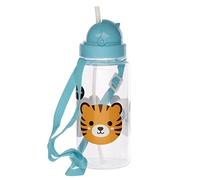 Puckator Borraccia per Bambini con Cannuccia 450ml - Animali Dolci