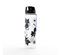 Puckator Borraccia Pop Top 600ml - Lucky il Gatto Nero