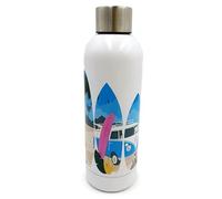 Puckator Borraccia Termica Riutilizzabile in Acciaio 530ml - Waves Are Calling - Volkswagen Transporter T1
