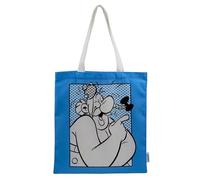 Puckator Borsa Borsa in Cotone Tote Bag Asterix Blu - Obelix, blu, Rétro