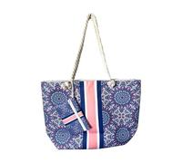 Puckator Borsa Mare e Mini Pochette con Cerniere - Mandala Blu