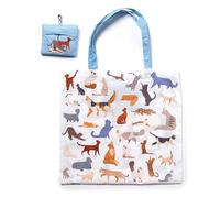 Puckator Borsa Multiuso Pieghevole - Gatti - Feline Fine
