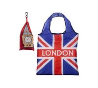 Puckator Borsa per la spesa pieghevole Big Ben London con supporto, Multicolore, 39 cm x 37 cm x 0.1 cm