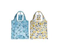 Puckator Borsa per la spesa pieghevole e riutilizzabile Pick of the Bunch Daisy Lane e Buttercup Design - Borsa pieghevole per la spesa - Borsa pieghevole per la spesa pieghevole in sacchetto Borsa da