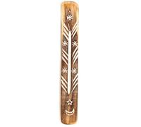 Puckator Brucia Incenso in Legno Mango - Luna e Stella