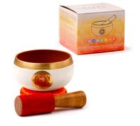 Puckator Campana Tibetana Chakra Arancione Set Cuscino + Battente