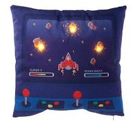 Puckator Cuscino da Gioco a LED, Console di Gioco a LED Blu, Regalo da Gioco e Decorazione per la casa, 37 x 37 x 9 cm, Copertura e Inserto in Poliestere