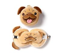 Puckator Cuscino da viaggio 2 in 5 – EPS 93% Poliestere 7% Elastan – Multicolore Unica