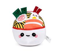 Puckator Cuscino di Peluche Morbidissimo - Nori la Ciotola di Ramen Kawaii - Foodiemals Squidglys