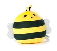 Puckator Cuscino Morbidissimo di Peluche - Bobby l'Ape - Animali Dolci - Squidglys