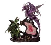 Puckator Dark Legends Treasure Geode Dragon - Decorazione per la casa - Geode Dragon - Ornamenti - Resina - Accessori per la casa - Accessori per il soggiorno - Regali fantasy per uomini