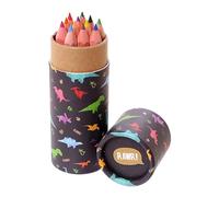 Puckator Fun - Tubo da colorare per bambini, 10 pezzi, altezza 10 cm, profondità 3,5 cm, lunghezza matita 8,5 cm, misto