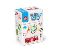 Puckator Gioco da Tavolo Memoria per Bambini a Tema Motori e Veicoli, Little Motors, Giochi da Viaggio Compatti, 26 Tessere