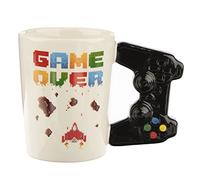 Puckator Tazza Game Over Controller - Manico a forma di controller - Ceramica bianca