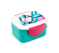 Puckator Porta Pranzo Bento con Posate e Chiusura a Clip - Hatsune Miku