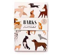 Puckator Quaderno A5 a Righe in Carta Riciclata - Cani - Barks Dog