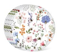 Puckator Set 4 Piatti Picnic RPET Nectar Meadows Multicolore Riusabili