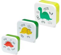 Puckator Set Da 3 Contenitori Pranzo Dinosaur BPA Free Impilabili